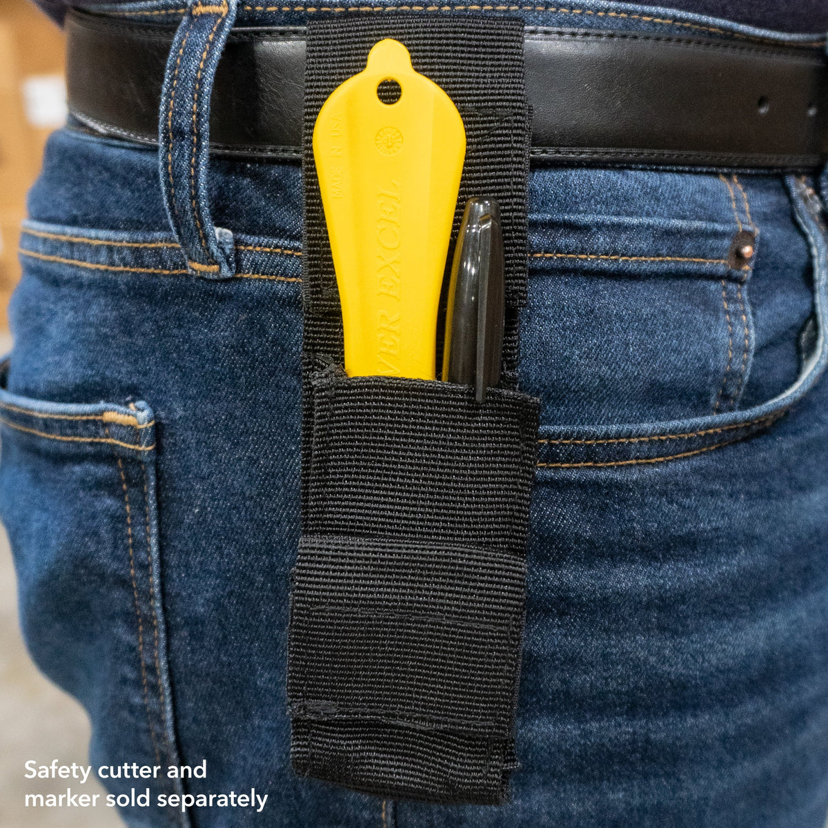 Klever™ Safety Cutter Holster Durable Nylon Belt Holder