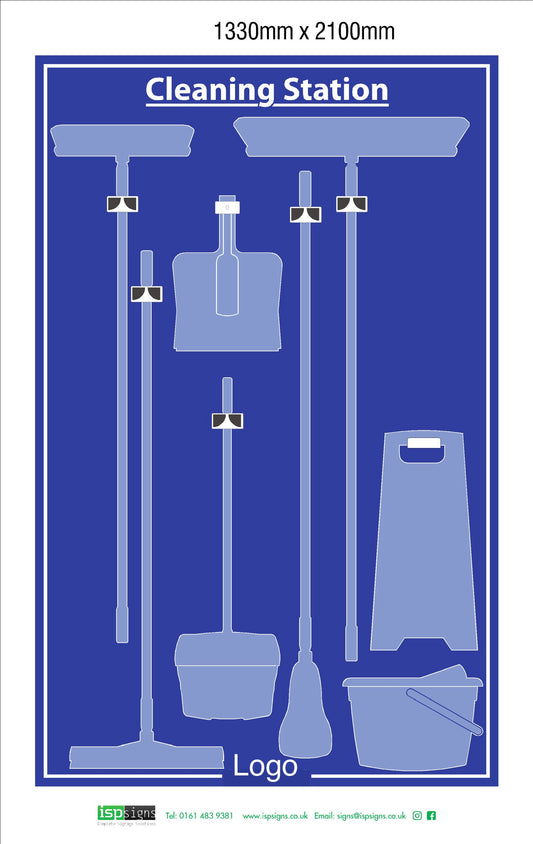 XL 5S cleaning station shadow board kit