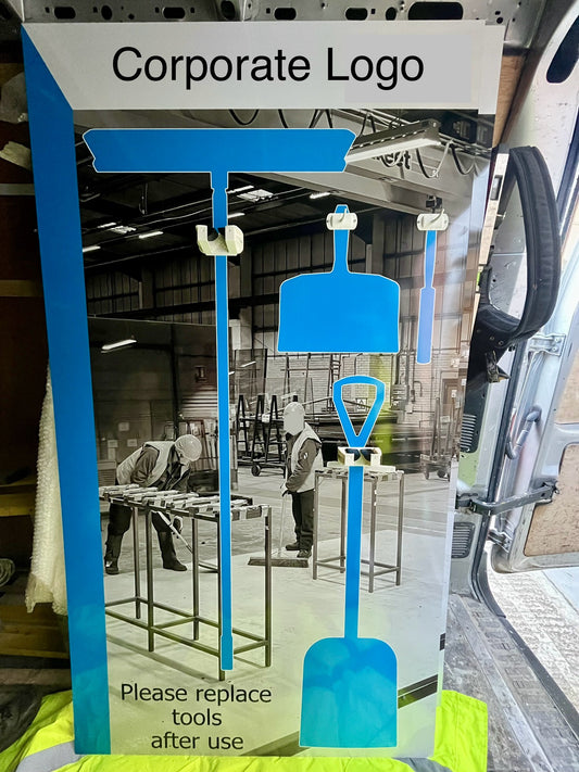 Medium 5S Cleaning Station Shadow Board