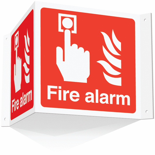 Fire alarm Projecting 3D Sign