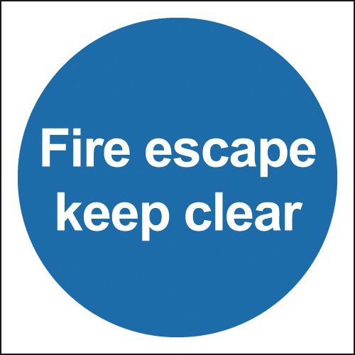 Fire Escape Keep Clear