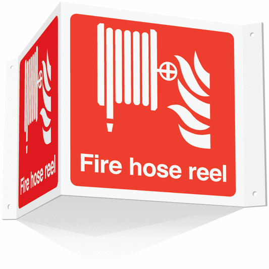 Fire hose reel Projecting 3D Sign