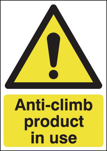 Anti-climb Product In Use