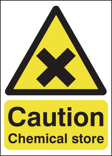 Caution Chemical Store