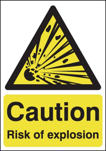 Caution Risk of Explosion