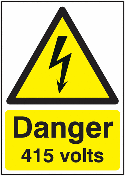 Danger 415 volts