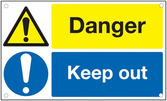 Danger Keep Out - Aluminium
