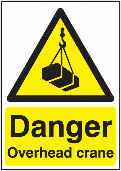 Danger Overhead Crane
