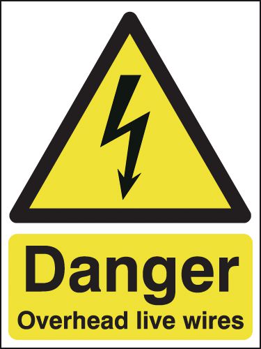 Danger Overhead Live Wires