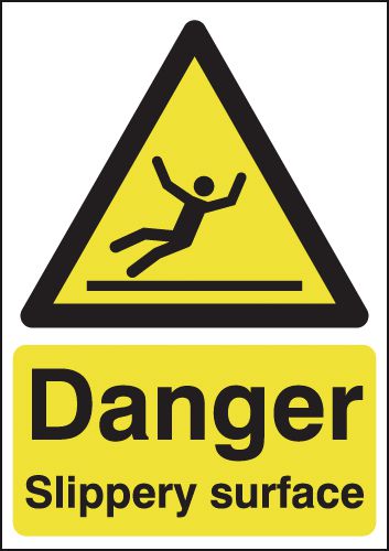Danger Slippery Surface