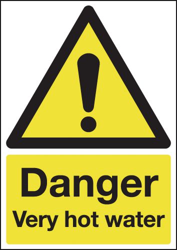 Danger Very Hot Water