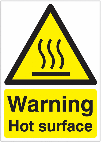 Warning Hot Surface