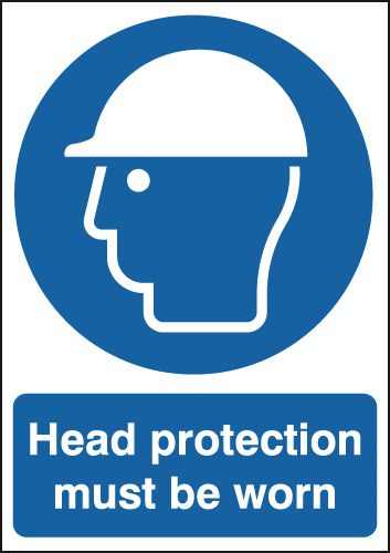 Head Protection Must Be Worn
