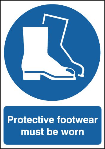 Protective Footwear Must Be Worn