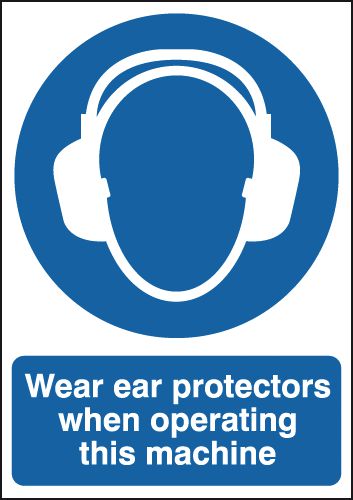 Wear Ear Protectors When Operating This Machine