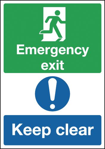 Emergency Exit Keep Clear