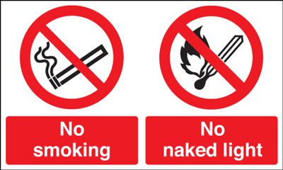 No Smoking No Naked Light