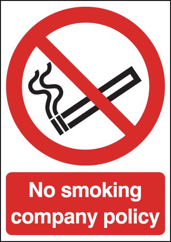 No Smoking Company Policy