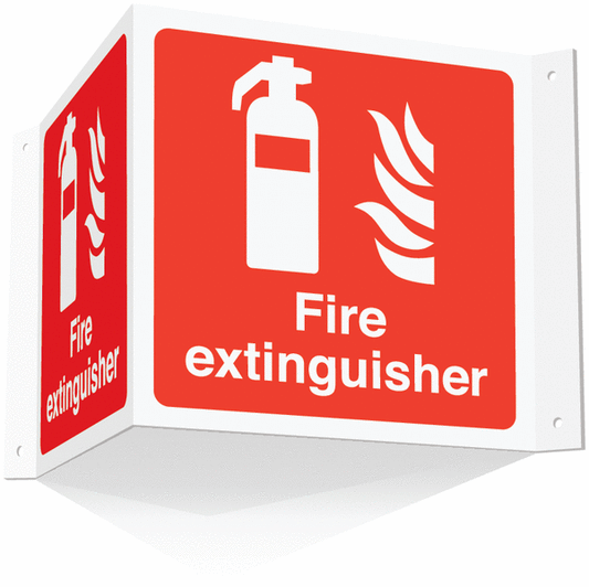 Fire extinguisher Projecting 3D Sign