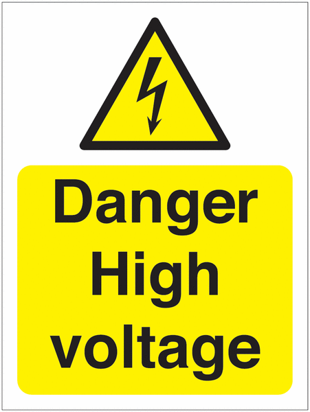 Danger High Voltage - Polycarbonate