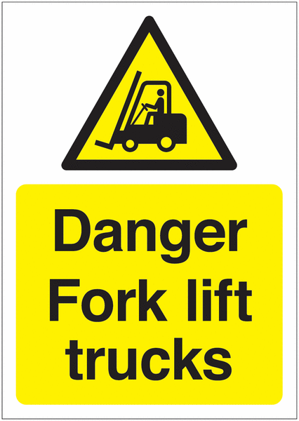 Danger Forklift Trucks