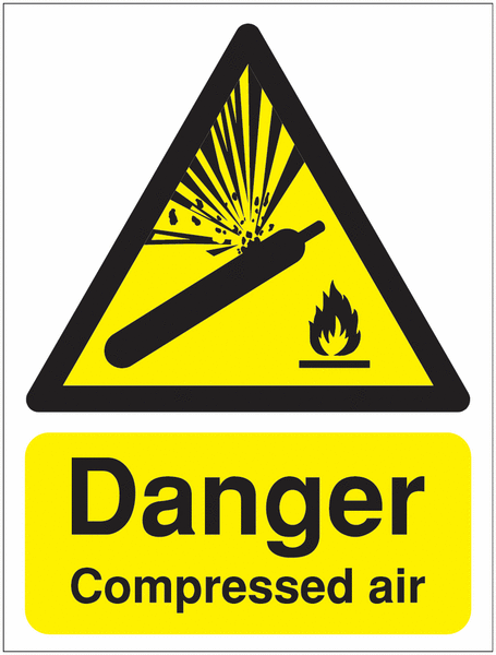 Danger Compressed Air