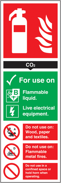 CO2 Extinguisher For Use On