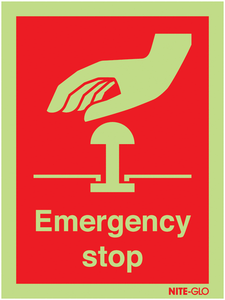 Emergency Stop - Nite Glo