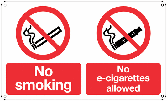 No smoking no e-cigarettes allowed