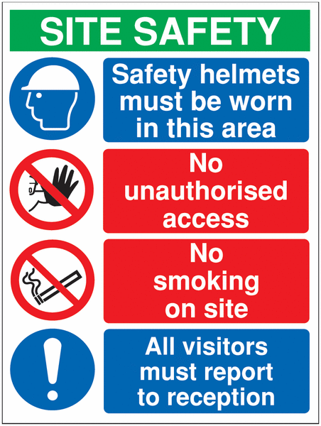 Site Safety Safety Helmets must be worn in this area