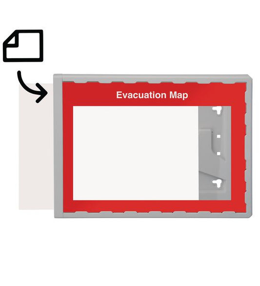 Evacuation Map: Update Sign