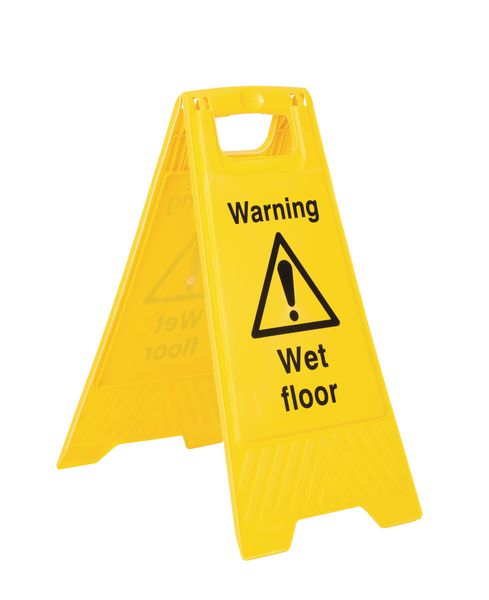 Warning Wet floor Stand