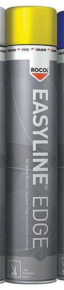 Rocol Easyline Edge spray can, yellow colour