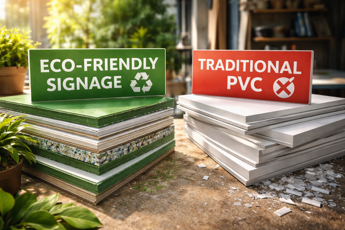 🌱 Why Customers Are Choosing Environmentally Friendly Sign Panels Over Traditional PVC