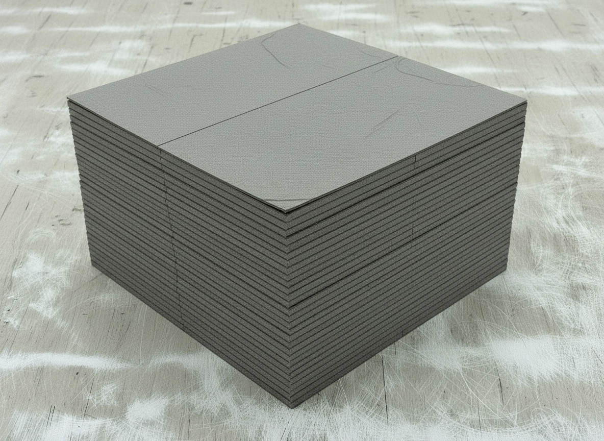Stack of gray Maintenance Absorbance Pads