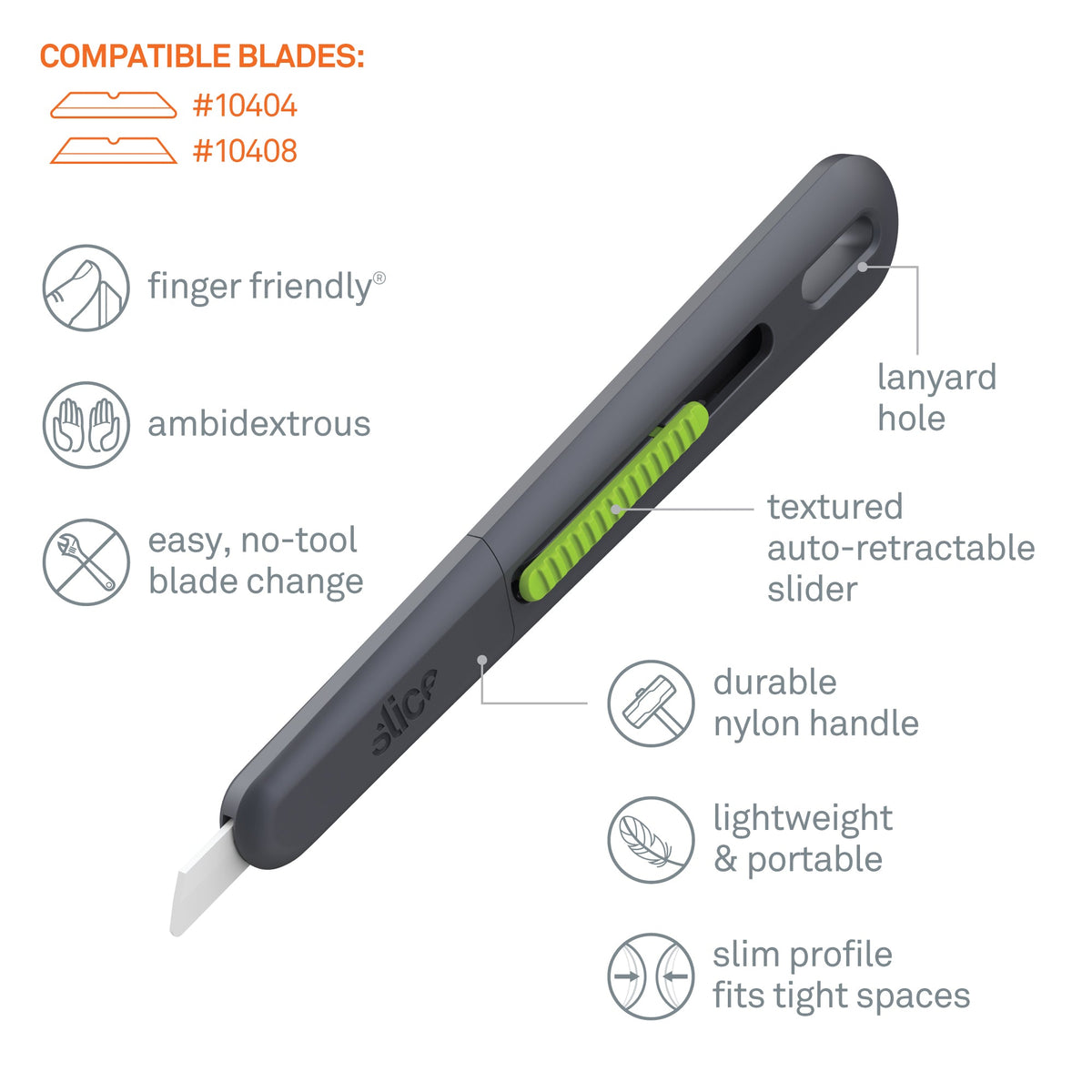 Slice Auto-Retractable Slim Pen Cutter
