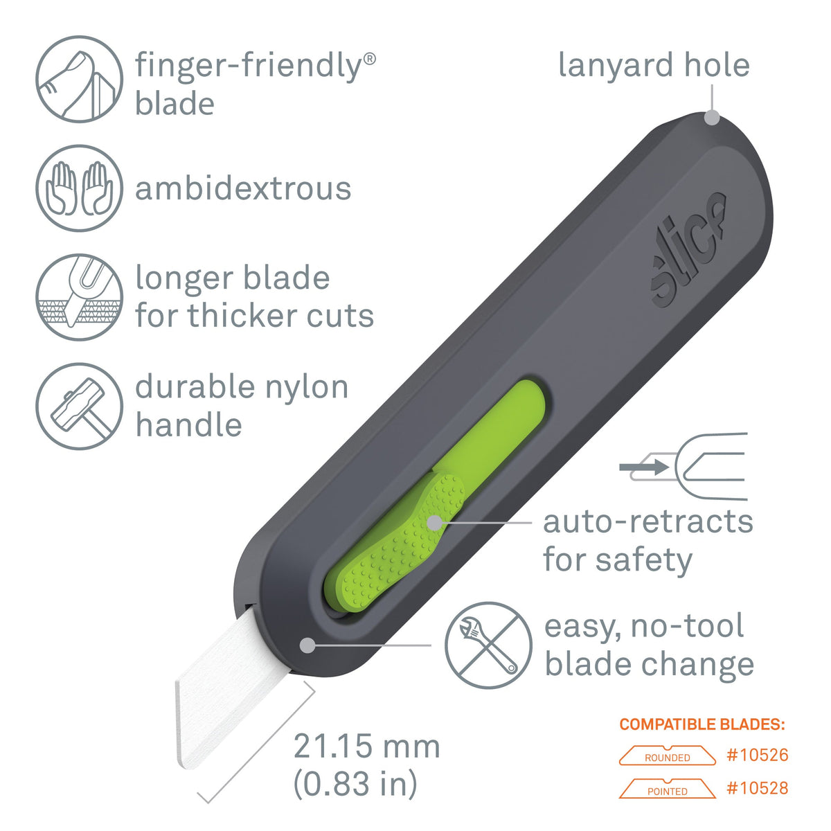 Slice Auto-Retractable Utility Knife