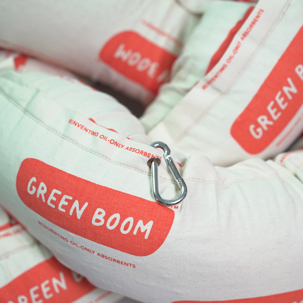 Green Boom Oil-Only Large Absorbent Booms - Pack of 4