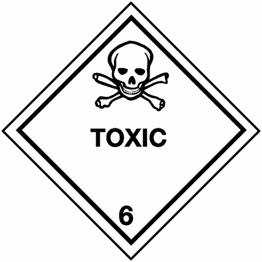 Toxic Hazard Warning Diamonds