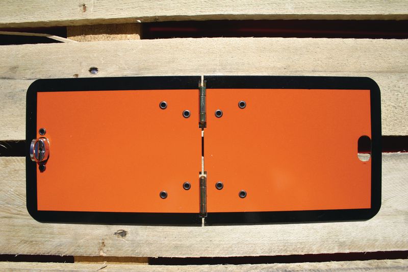 Folding Hazchem Vehicle Plate