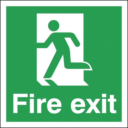 Fire Exit Running Man Left