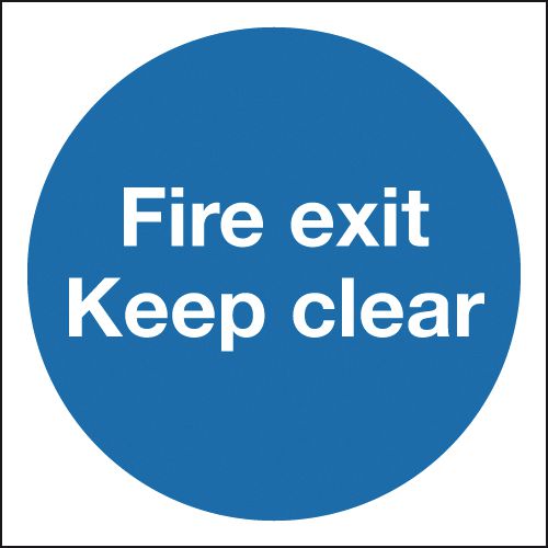 Fire Exit Keep Clear