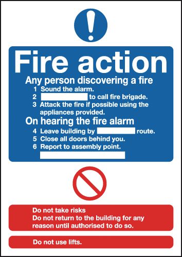 Fire Action Notice (Standard)
