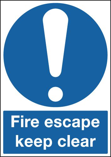 Fire Escape Keep Clear