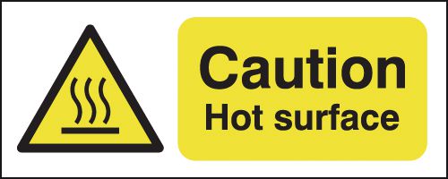 Caution Hot Surface