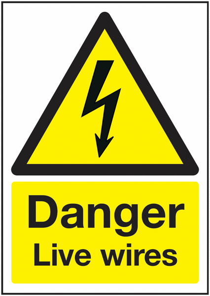 Danger Live Wires