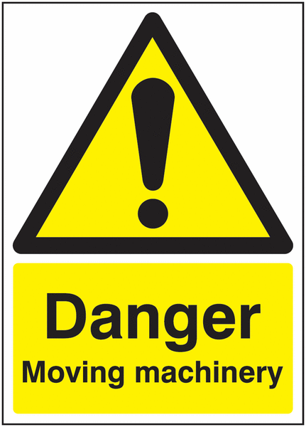 Danger Moving machinery