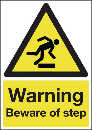 Warning Beware of Step