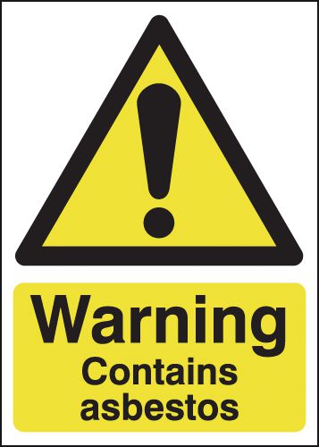 Warning Contains Asbestos