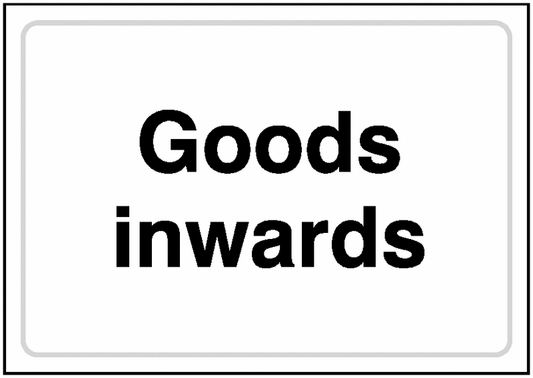 A4 Goods Inwards (Landscape)